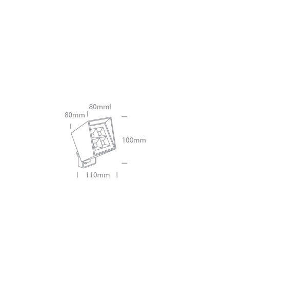 Reflektor The Garden Square Spots IP65 67514/AN/W ONE LIGHT