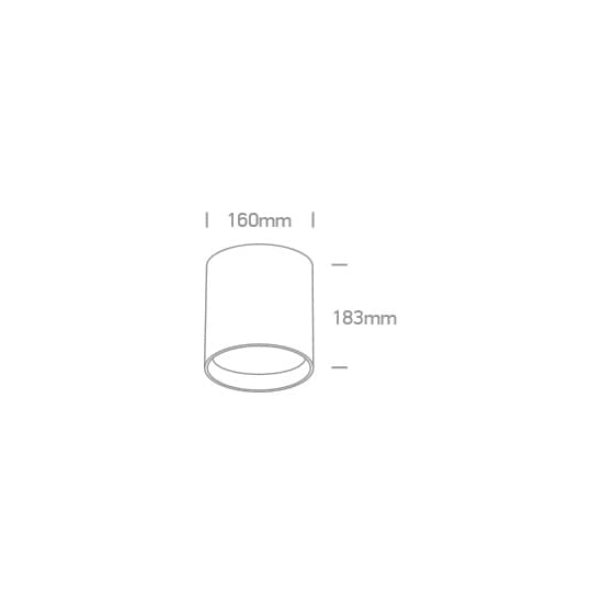 kinkiecik.pl Korfez 12108D/B/W czarny cylinder LED 8W 3000K 230V CRI97 dark light; odbłyśnik należy zamówić osobno; w komplecie nieściemnialny zasilacz LED ONE LIGHT