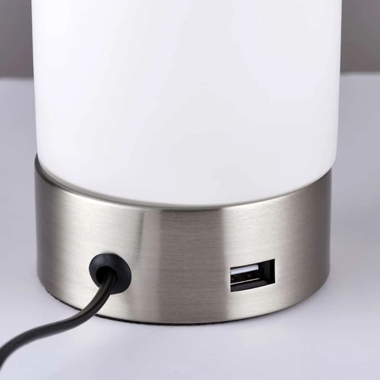 kinkiecik.pl Lampa stołowa DARA TOUCH TABLE USB 67517 ENDON
