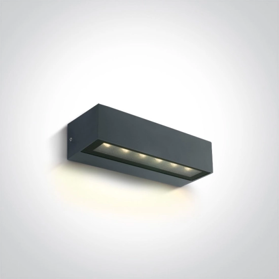 67526A1/AN/W ANTHRACITE WALL 8W WW IP65 230V One Light
