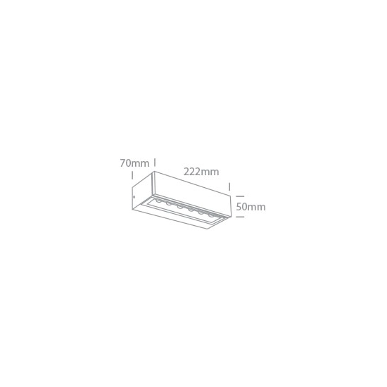 67526A1/W/W WHITE WALL 8W WW IP65 230V One Light