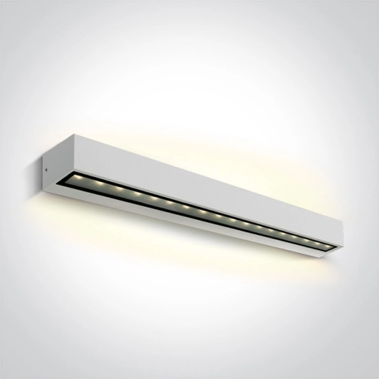 67526B3/W/W WHITE WALL 2x13W WW IP65 230V One Light