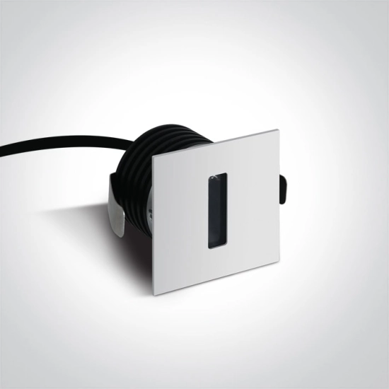 Oświetlenie schodowe Indoor/Outdoor Decorative Wall Recessed Aluminium 68004/W/W ONE LIGHT