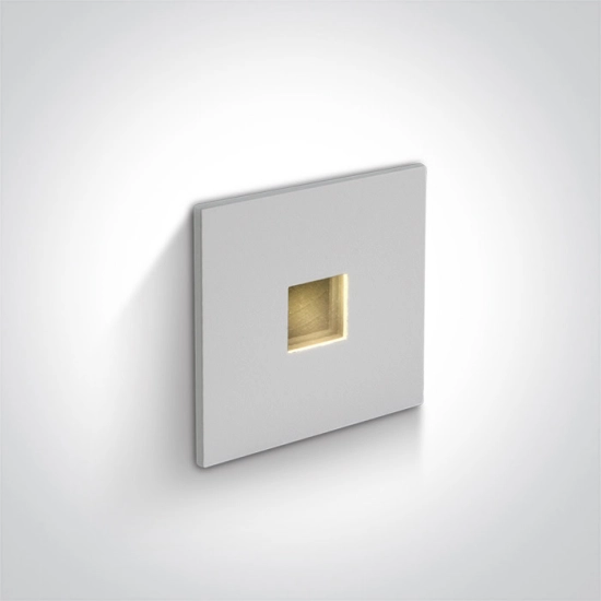 Oświetlenie schodowe Indoor/Outdoor Decorative Wall Recessed Aluminium 68004A/W/W ONE LIGHT