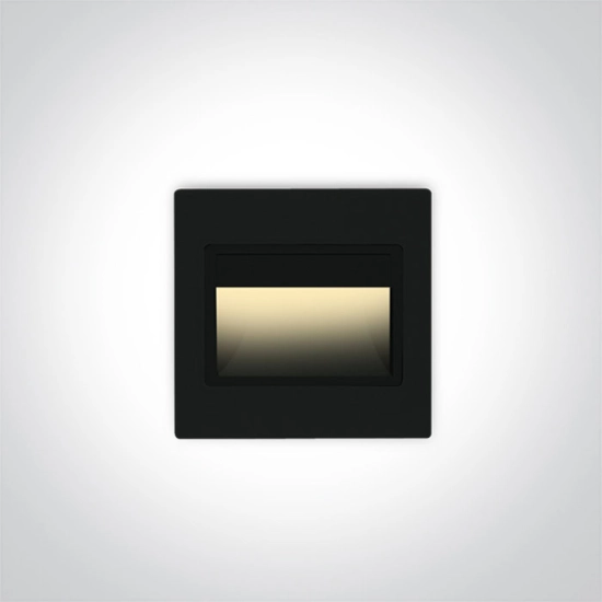 Oświetlenie schodowe Indoor Square Wall Recessed 68007/B/W ONE LIGHT