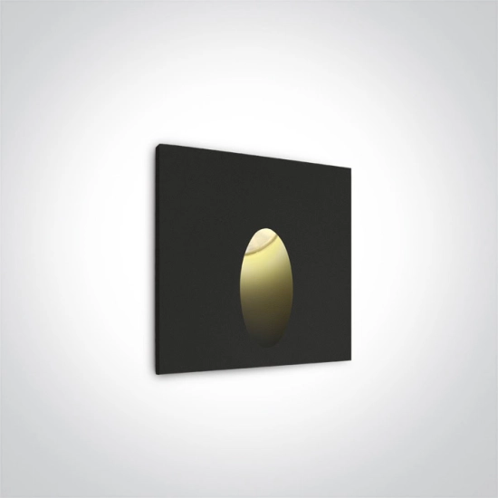 Oświetlenie schodowe Indoor/Outdoor Dark Light Wall Recessed 68032/B/W IP54 ONE LIGHT