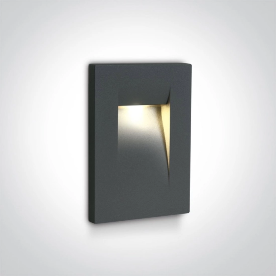 Oprawa wpuszczana Outdoor Dark Light Wall Recessed Die cast 68062/AN/W IP65 ONE LIGHT