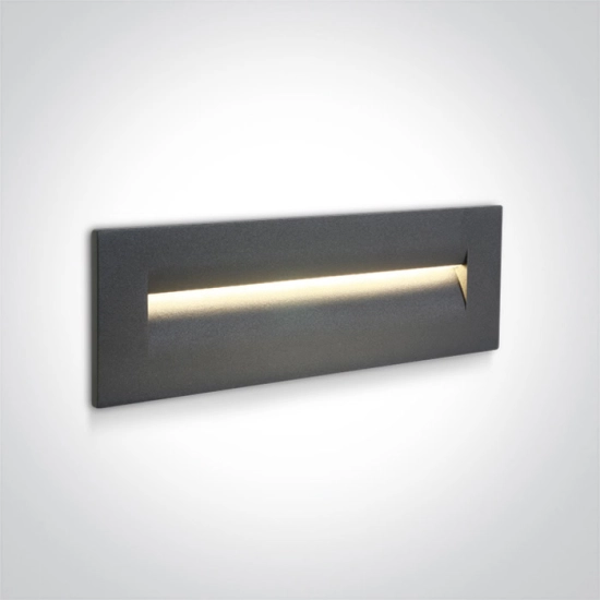 Oprawa wpuszczana Outdoor Dark Light Wall Recessed Die cast 68066/AN/W IP65 ONE LIGHT