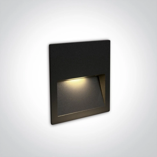 Oprawa wpuszczana Outdoor Dark Light Wall Recessed Die cast 68068A/B/W IP65 ONE LIGHT