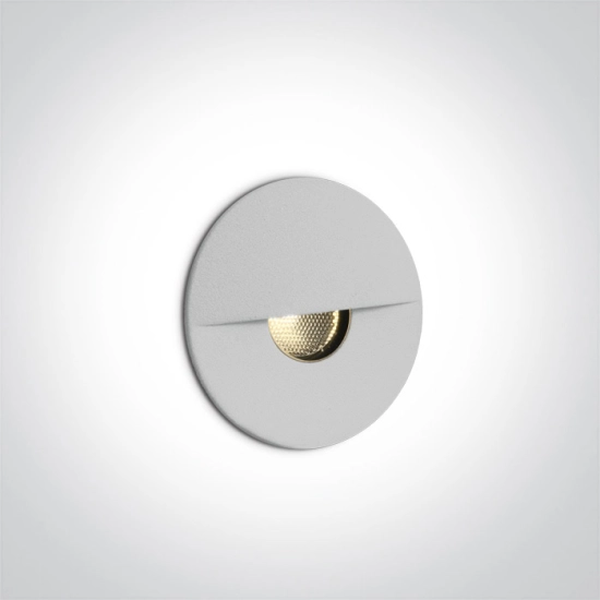 Oświetlenie schodowe Indoor/Outdoor Decorative Wall Recessed Aluminium 68070/W/W ONE LIGHT