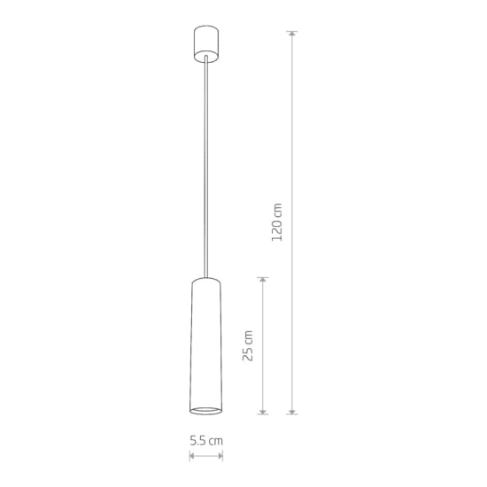 Lampa wisząca EYE BLACK M 6840 Nowodvorski - zdjęcie dodatkowe 1
