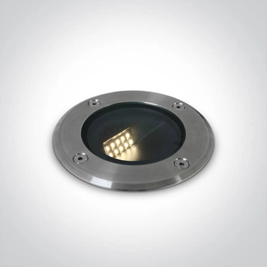 kinkiecik.pl Gafeli 69062/W zewnętrzny wpust ze stali nierdzewnej COB LED 3000K IP67 8W 230V; nieściemnialny zasilacz LE