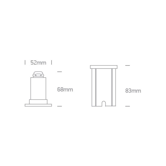 Galanos 69066/W podwodny wpust LED 1W IP68 3000K; wymagany zasilacz 24VONE LIGHT