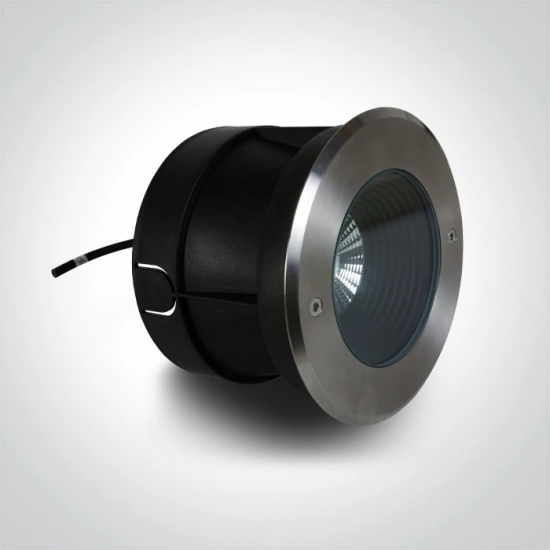 SS316L IP67 INGROUND COB LED 10W WW 20deg 230V DARK LIGHT 69070B/W ONE LIGHT