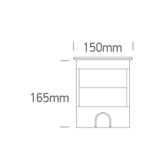 SS316L IP67 INGROUND ADJUSTABLE 3x1,5W WW 36deg 230V DARK LIGHT 69074A/W ONE LIGHT