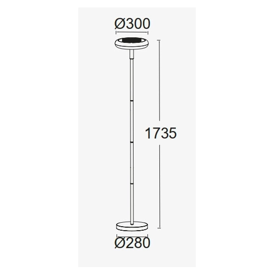 Lampa stojąca POPS SOLAR 6910901012 LUTEC