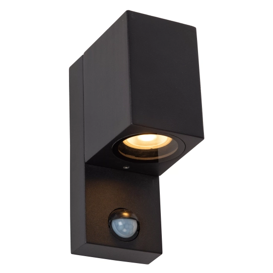 ZARO IR Kinkiet Zewnętrzny 1xGU10 IP65 Czujnik ruchu i dzień/noc Czarny 69802/01/30 Lucide - zdjęcie produktu
