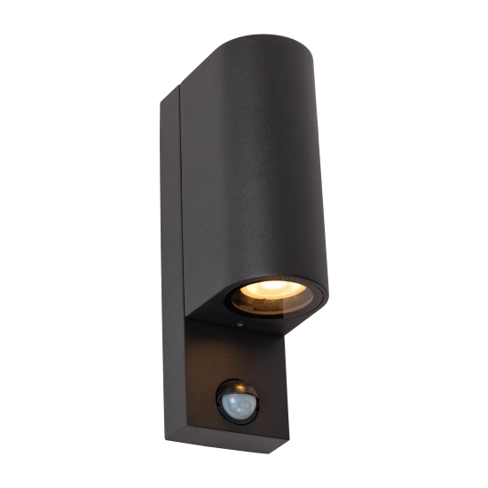 ZARO IR Kinkiet Zewnętrzny 2xGU10 IP65 Czujnik ruchu i dzień/noc Czarny 69803/02/30 Lucide - zdjęcie produktu