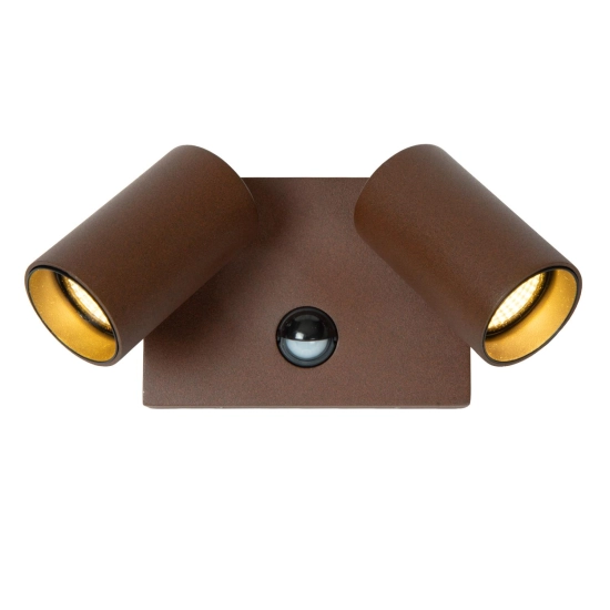 EMERIC Kinkiet z czujnikiem ruchu LED – CCT – 2x9W 2700K/4000K – IP65 69807/19/97 LUCIDE