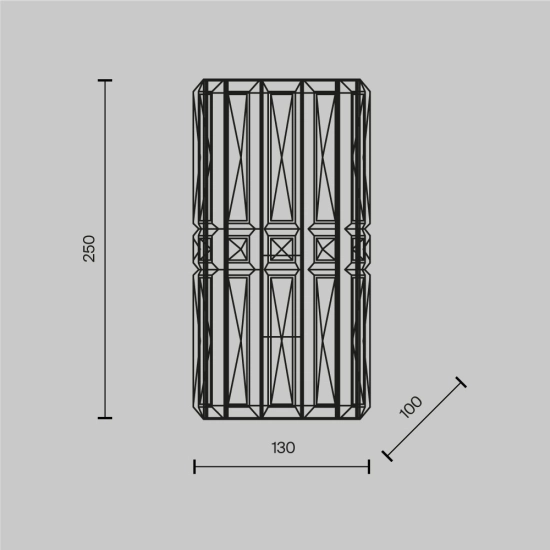 Kinkiet Wall Lamp Facet MOD094WL-01CH Maytoni - zdjęcie dodatkowe 8