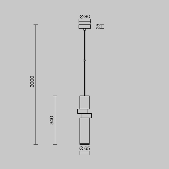 Lampa wisząca Palette MOD303PL-01CFL2 Maytoni - zdjęcie dodatkowe 5