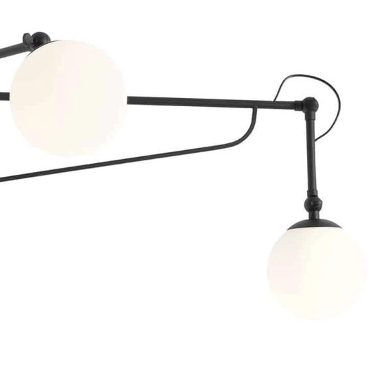 KINKIET SOHO GLASS 2 CZARNY 1105D1 ALDEX - zdjęcie dodatkowe 1