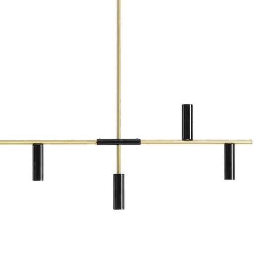 LAMPA WISZĄCA TREVO 7 CZARNY BRASS 1083T40 ALDEX - zdjęcie dodatkowe 1