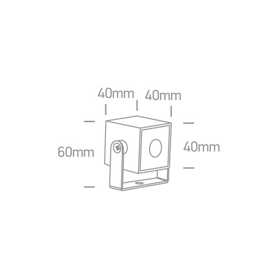 Reflektor The Garden Square Spots IP65 7052B/AN/W ONE LIGHT