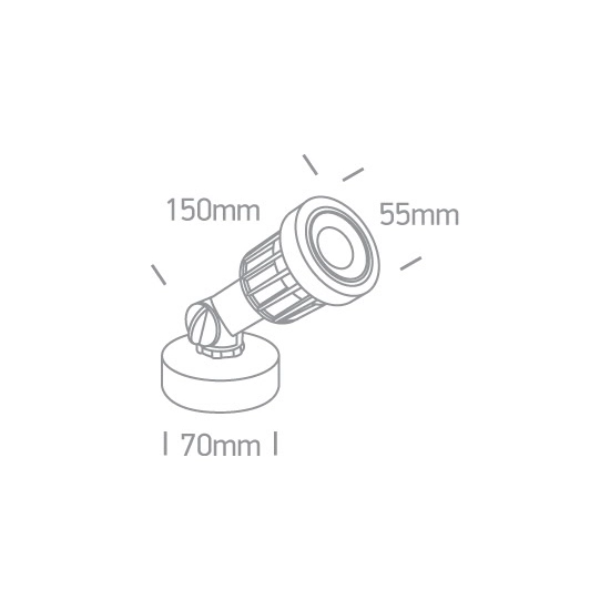 Reflektor LED Garden Spots IP65 7070/C ONE LIGHT