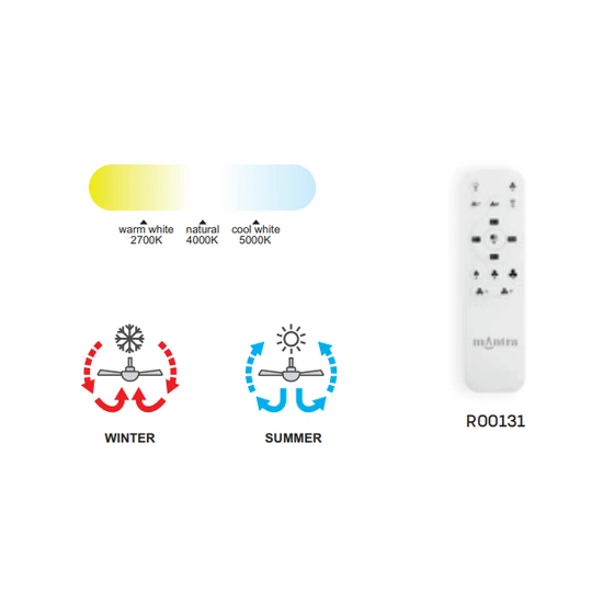 Lampa sufitowa Mantra Himalaya 8196MA - zdjęcie dodatkowe 5