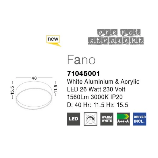 Plafon ANACO LE41564 Luces Exclusivas - zdjęcie dodatkowe 2