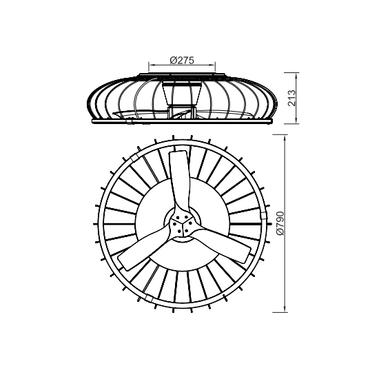 Lampa sufitowa Mantra Nature 7809MA - zdjęcie dodatkowe 2