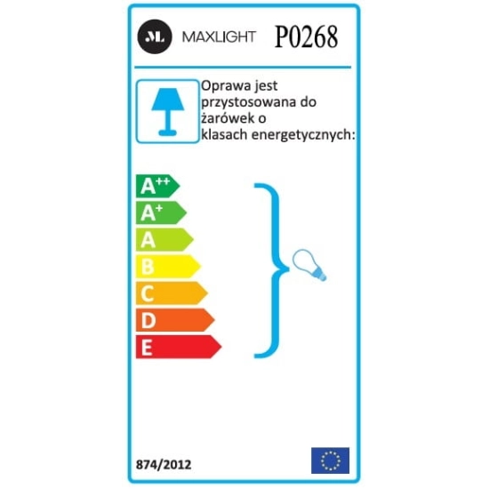 Puccini lampa wisząca 80 cm P0268 MaxLight