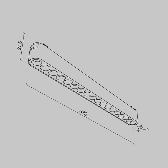 Lampa szynowa Points Radity 4000K 16W 36° TR082-1-18W4K-M-W Maytoni - zdjęcie dodatkowe 5