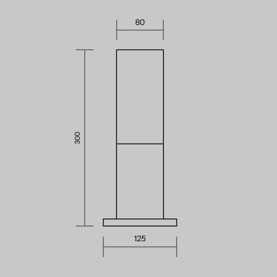 Lampa stojąca Landscape Lighting Willis O418FL-01B Maytoni - zdjęcie dodatkowe 5