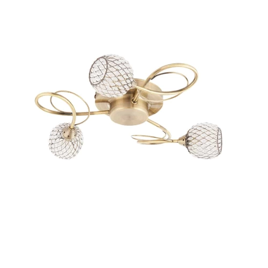 kinkiecik.pl Lampa sufitowa Aherne 3LT Semi Flush 73758 ENDON