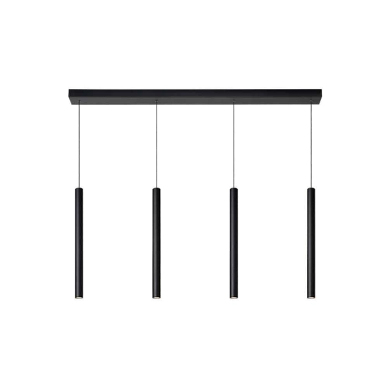 Lampa wisząca LORENZ LED Dim. 4x4W 3000K czarny 74403/04/30 Lucide - zdjęcie produktu