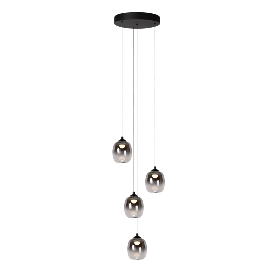 TAMINO Lampa wisząca Ø 36 cm LED Dim. 4x5,2W 3000K czarny 74419/20/30 Lucide - zdjęcie produktu