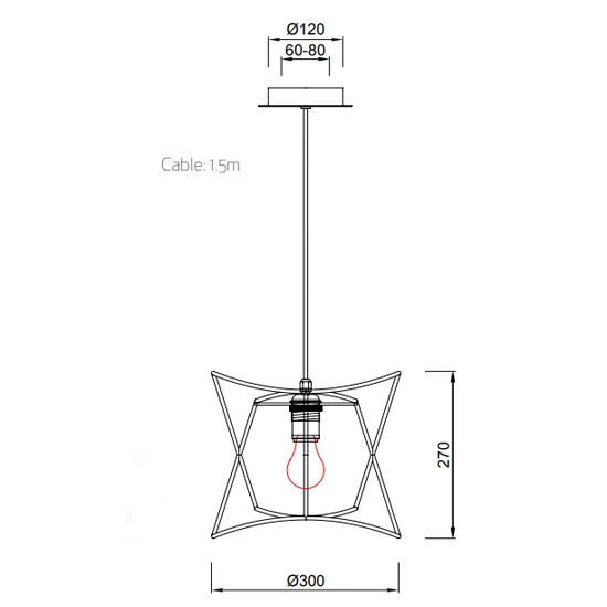 Lampa wisząca Mantra Polinesia 7131MA - zdjęcie dodatkowe 2