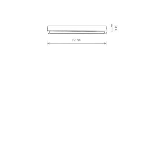 Plafon STRAIGHT LED CEILING S black 7597 czarny 62cm Nowodvorski - zdjęcie dodatkowe 1