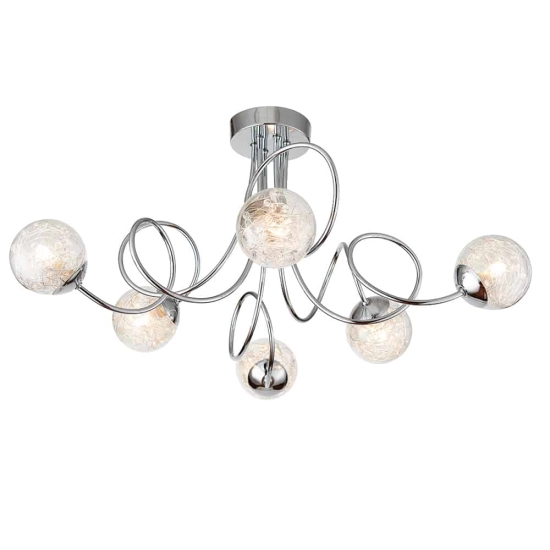 kinkiecik.pl Lampa sufitowa Auria 6LT Semi Flush 76349 ENDON