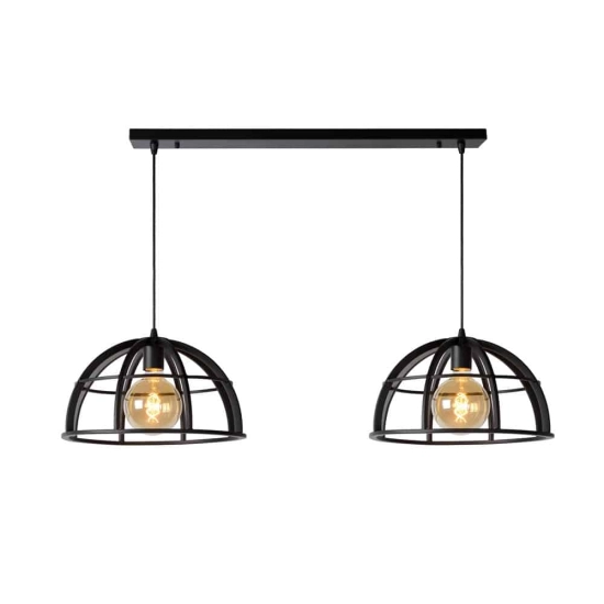 Lampa wisząca DIKRA 2xE27 czarny 76464/02/30 Lucide - zdjęcie produktu