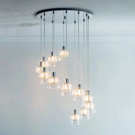 kinkiecik.pl Lampa wisząca Verina 12LT Pendant 76518 ENDON