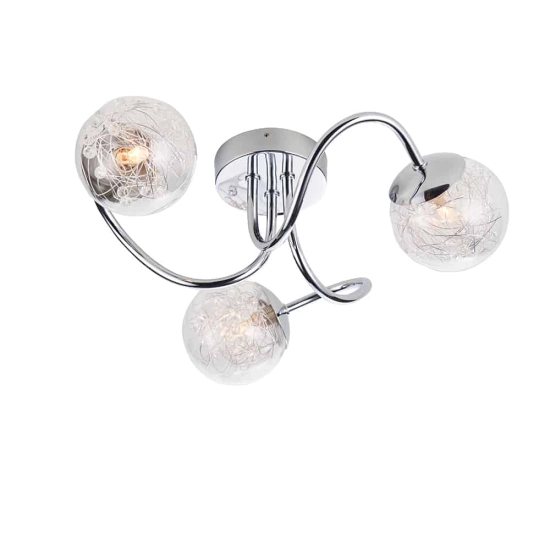 kinkiecik.pl Lampa sufitowa Auria 3LT Semi Flush 76880 ENDON