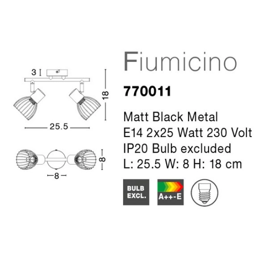 Plafon MATURIN LE42474 Luces Exclusivas - zdjęcie dodatkowe 2