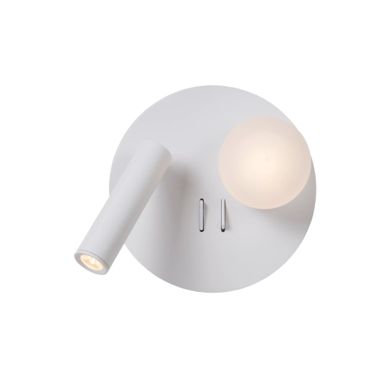 MATIZ kinkiet LED 1x3,5W 3000K Z punktem ładowania USB Biały 77286/02/31 Lucide - zdjęcie produktu