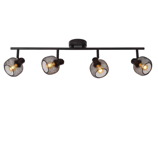 Listwa oświetleniowa MAREN 4xE14 czarny 77978/04/30 Lucide - zdjęcie produktu