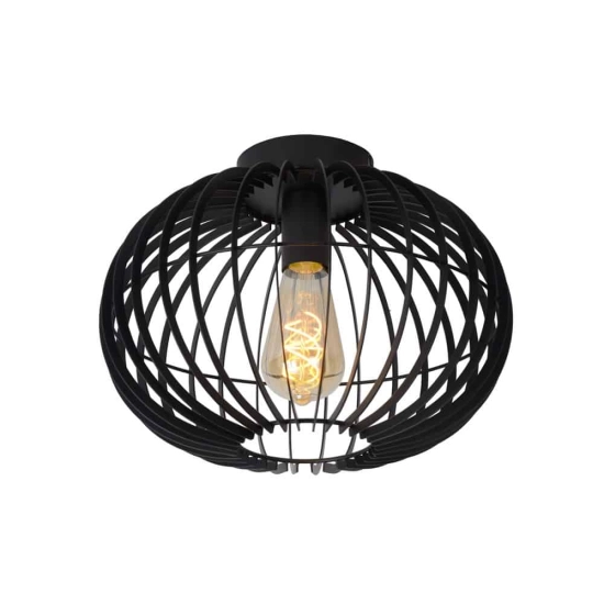 Plafon REDA Ø 32 cm 1xE27 czarny 78199/01/30 Lucide - zdjęcie produktu