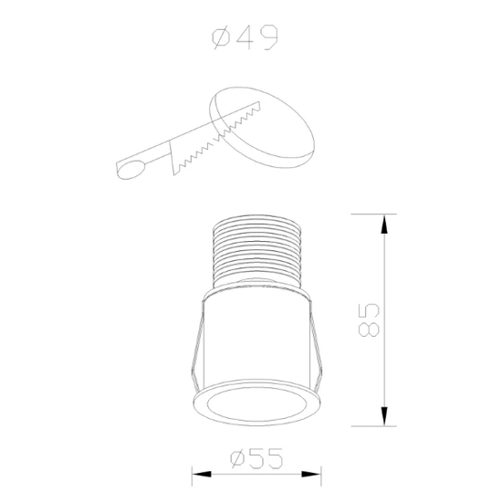 Lampa zewnętrzna Mantra Guincho 7082MA - zdjęcie dodatkowe 1