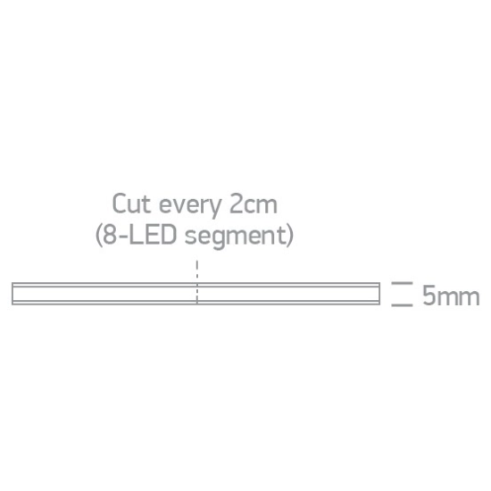 Taśma LED COB STRIP 24V EW 5m ROLL 10W/m 3YW IP20 7843E/EW ONE LIGHT